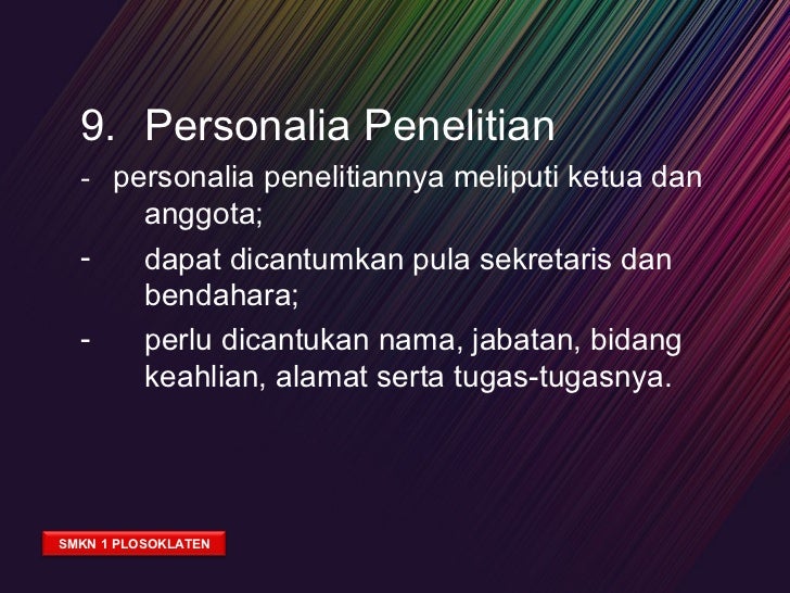 Materi Pelajaran Bahasa Indonesia Proposal