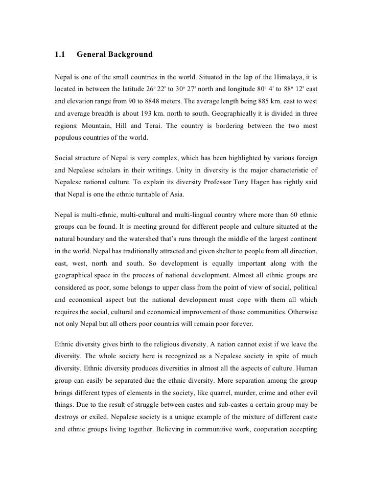 essay about unity in diversity in nepal