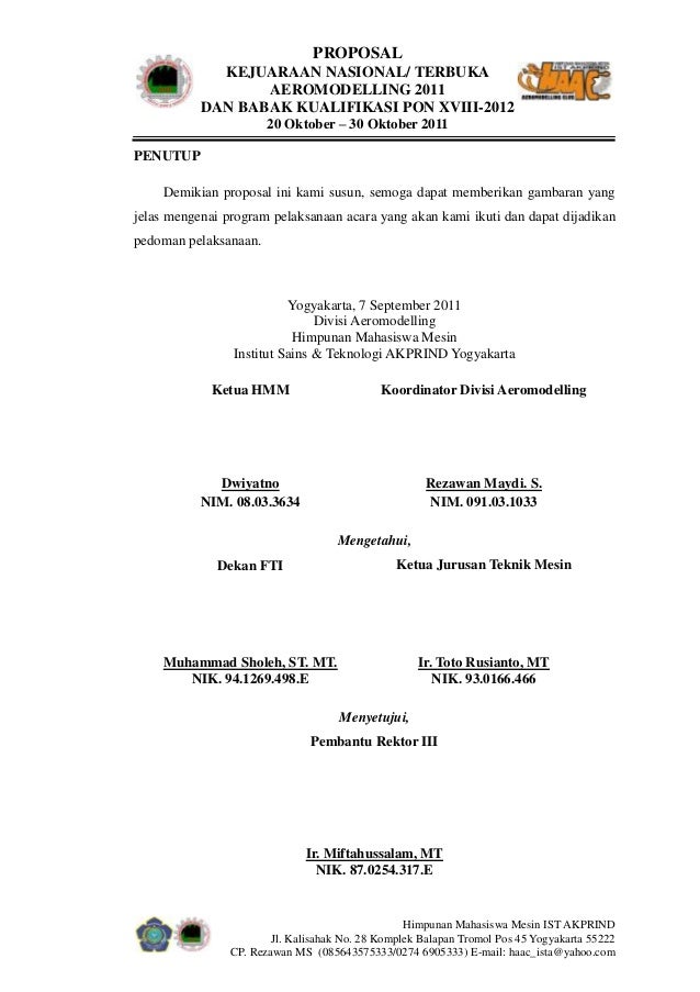 mahasiswa contoh proposal beasiswa Proposal Contoh