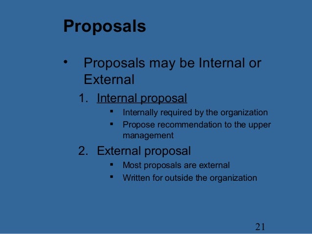 proposal business communcation internal resume tips