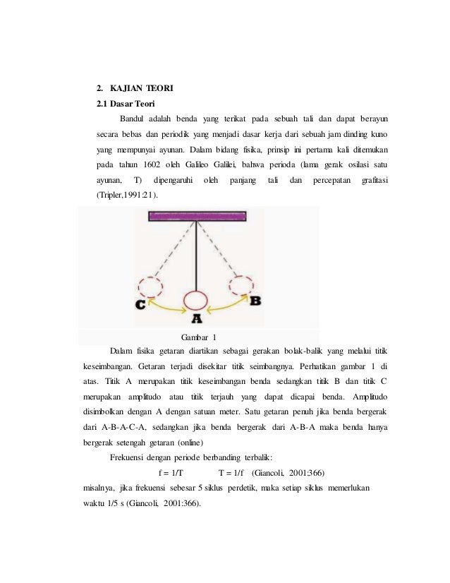 proposal pengembangan alat praktikum bandul matematis