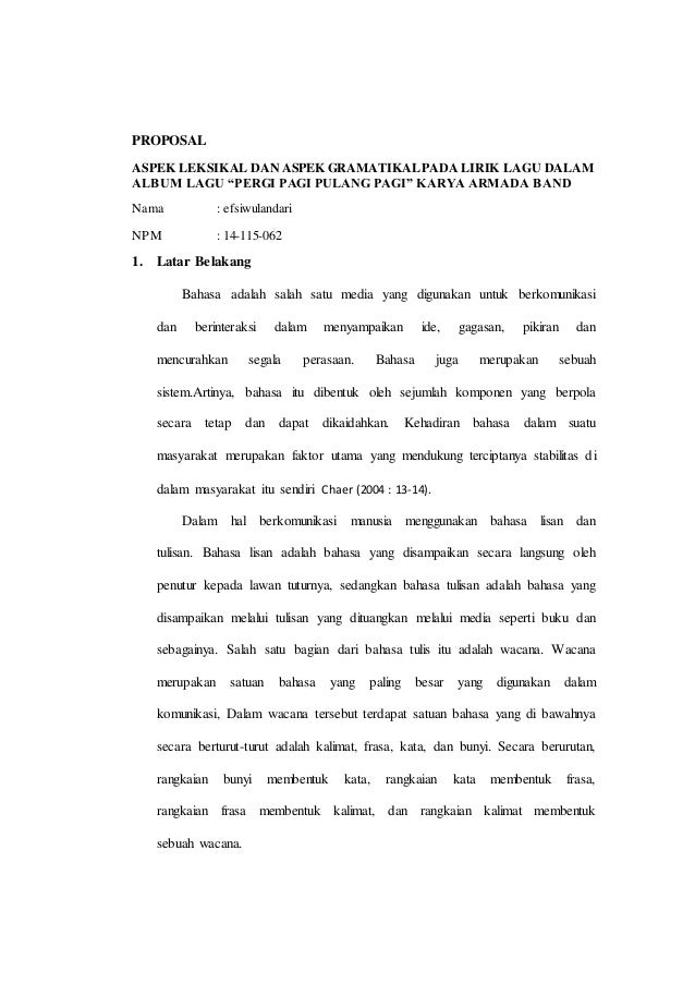 Teks Lagu Armada Pergi Pagi Pulang Pagi - Berbagai Teks Penting