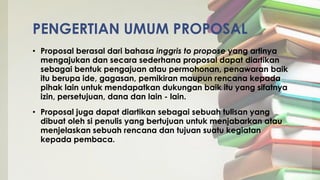 Propose Language writing proposal in indonesian language guide, how to make your ...