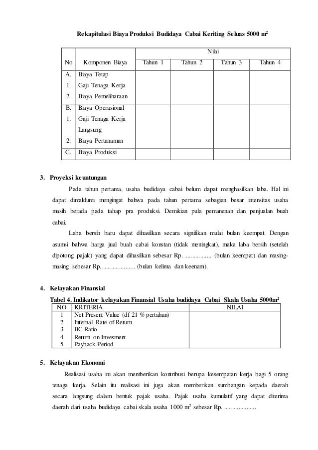 Download Proposal Budidaya Cabe Merah Paud Berkarya