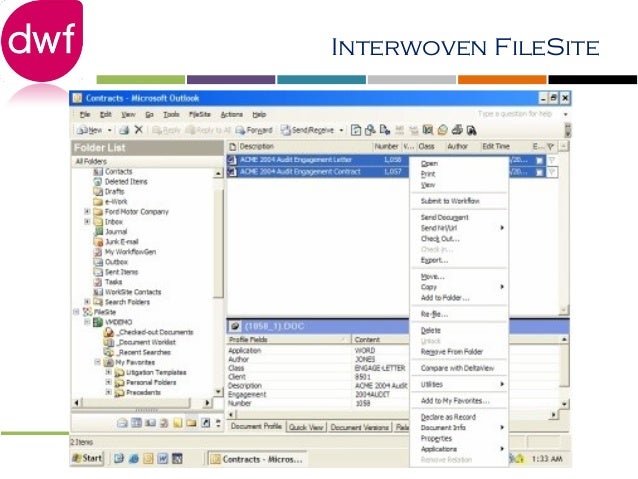 Autonomy Interwoven Inc