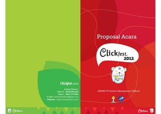 Proposal Clickfest 2012