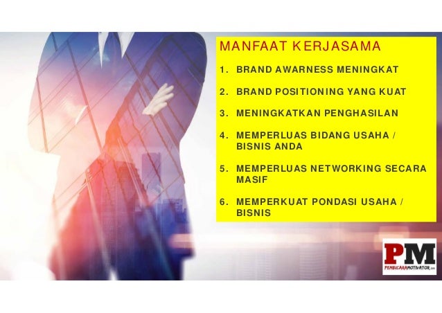 Proposal Kerjasama Pembicara Motivator Indonesia