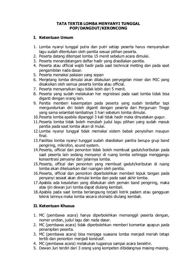 Contoh Teks Pembawa Acara Lomba Puisi Berbagai Teks Penting