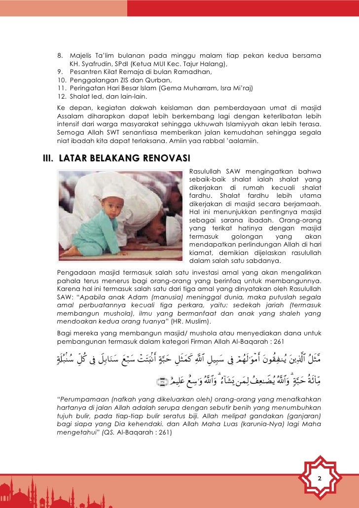 Proposal renovasi-masjid-assalam jan-2011