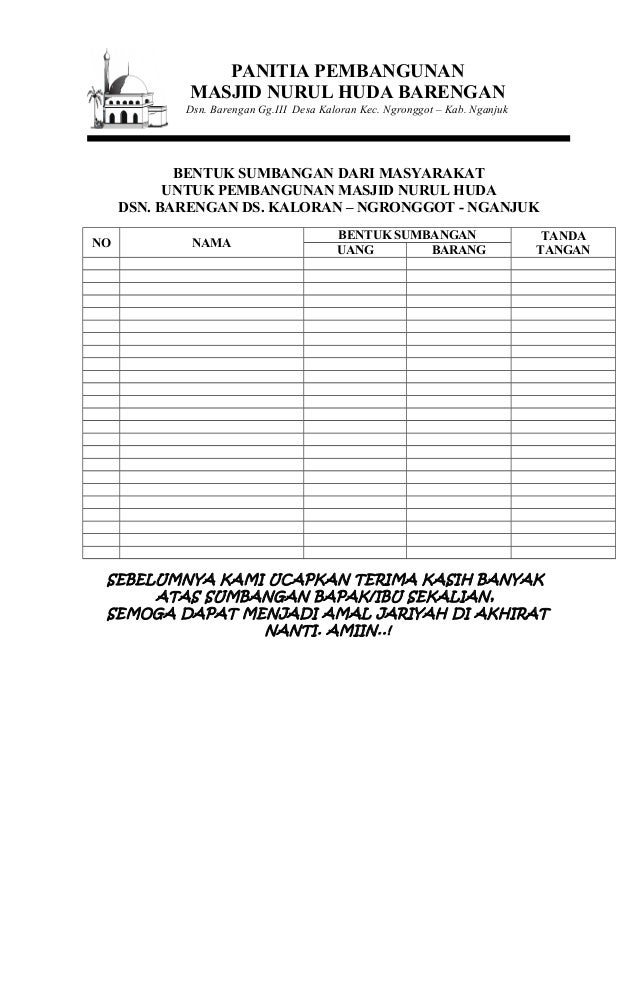 88 INFO KOP SURAT MASJID DOWNLOAD PDF DOCX