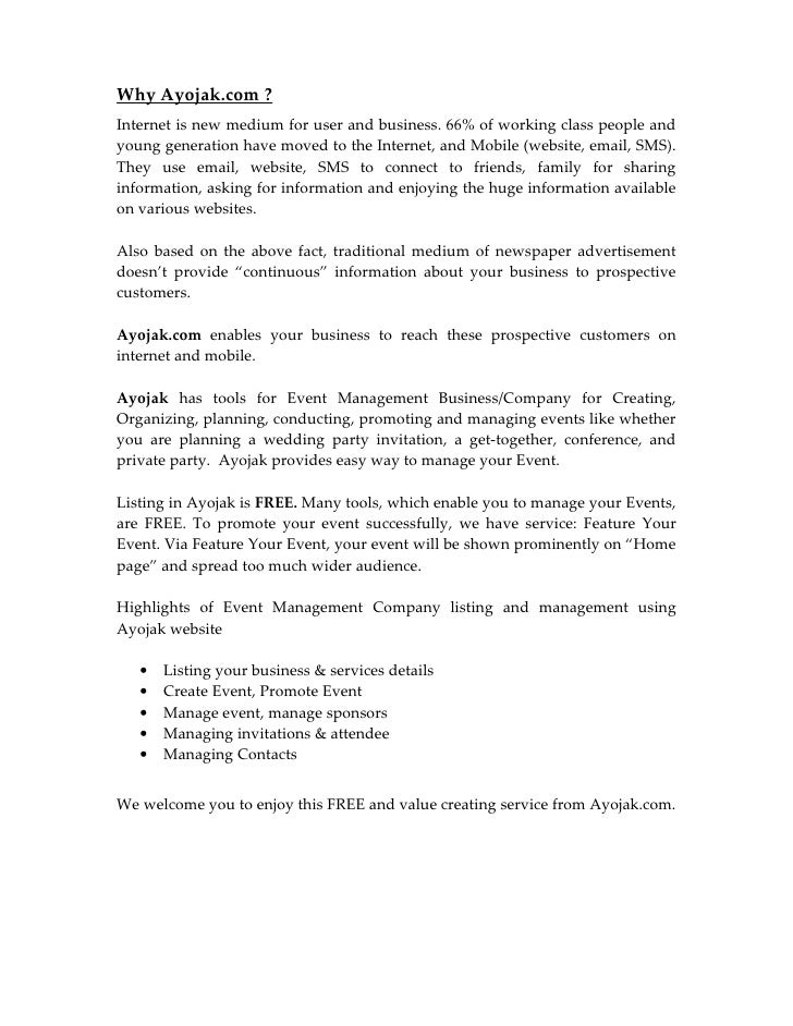 proposal report for venue owner event management company event management proposal