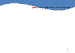 - 2 -
tidak aktif sehingga hemat waktu dan biaya karena utk selanjutnya hanya
kirim ke nomor yg aktif saja.
 