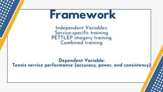 Pettlep Example Enhancing Junior Tennis Service Performance Using PETTLEP Imagery and ...