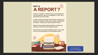 An introduction to Proposal and Report Writing