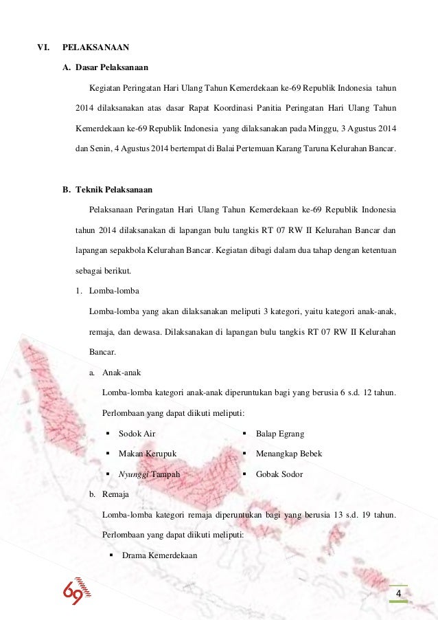 Contoh proposal kegiatan 17 agustus di masyarakat