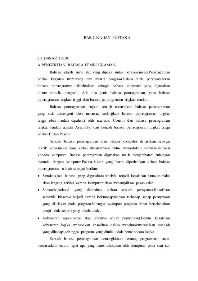 Proposal bahasa indonesia