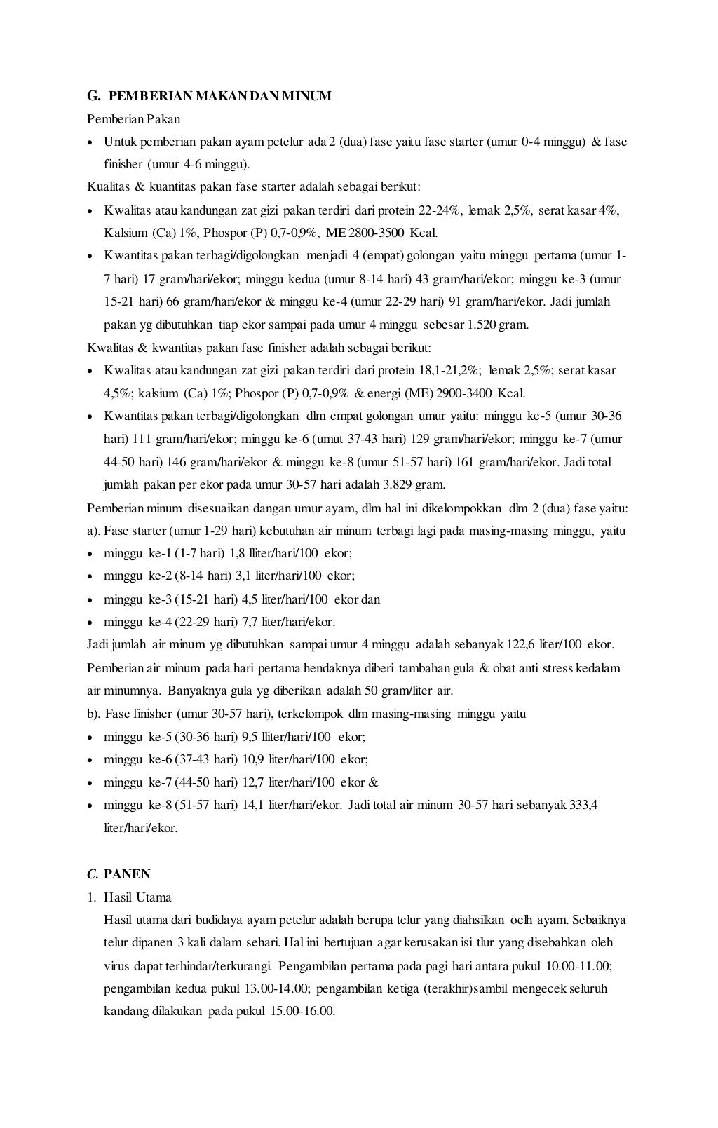 Proposal bantuan ayam petelur