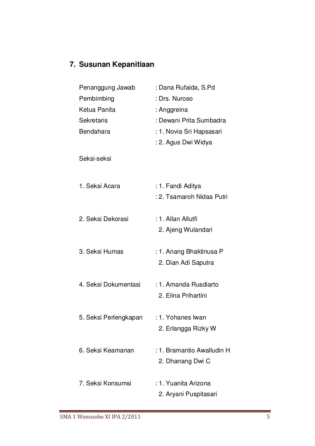 Contoh Proposal Bulan Bahasa