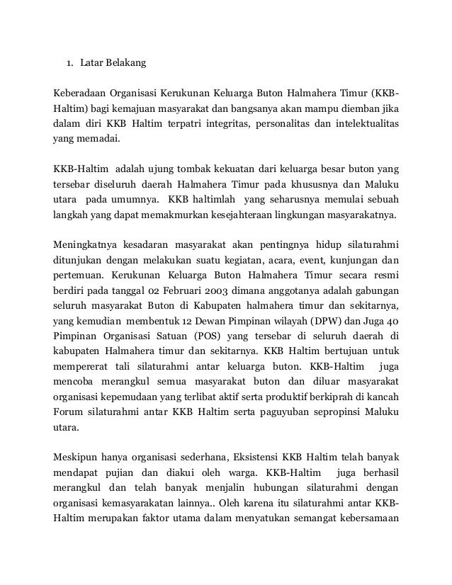 32 Contoh Proposal Bantuan Dana Pilkada Info Dana Tunai