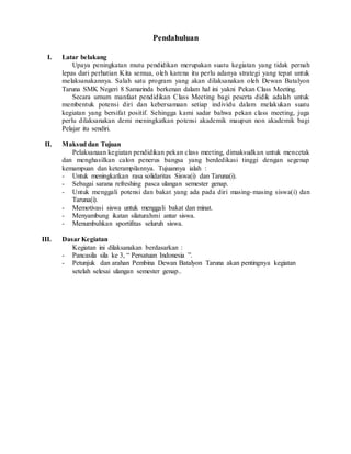 Proposal class meeting | PDF