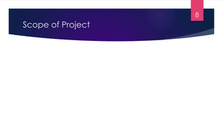 Comprehensive Final Year Project Presentation for Software Engineering ...
