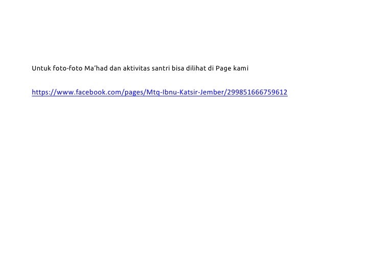 Proposal Donatur Ibnu Katsir