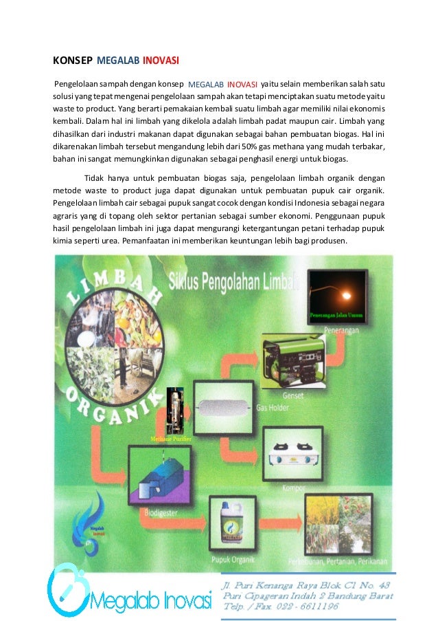 Proposal digester sampah megalab inovasi