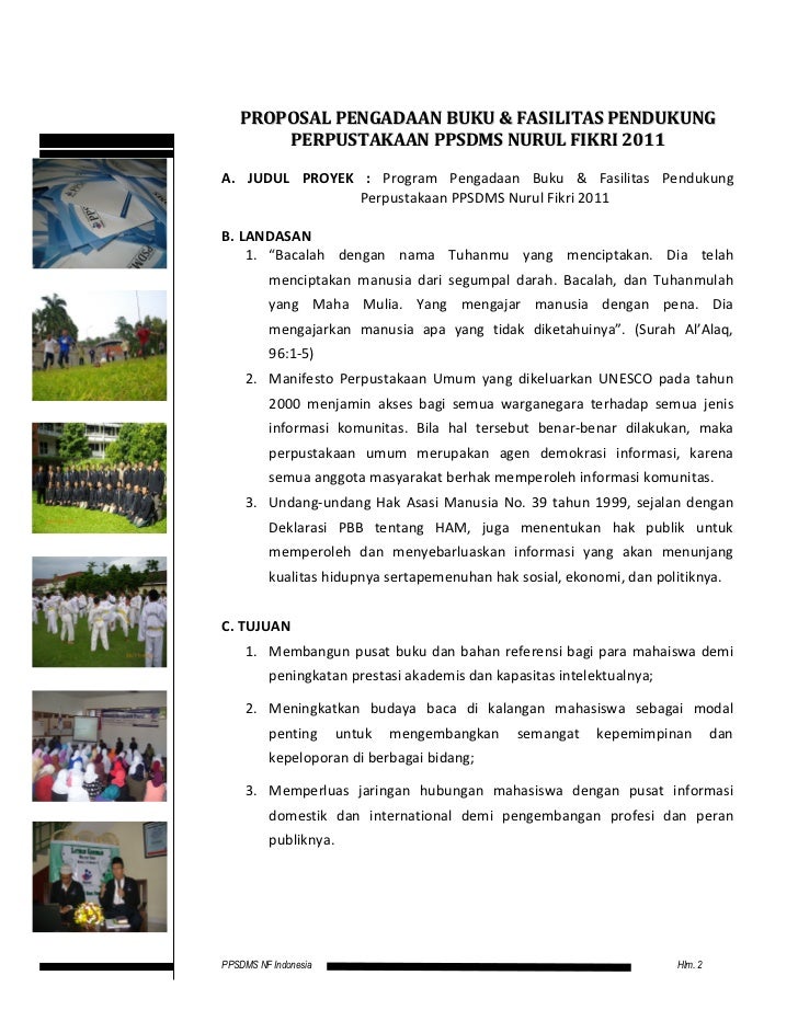 Proposal Donasi Buku