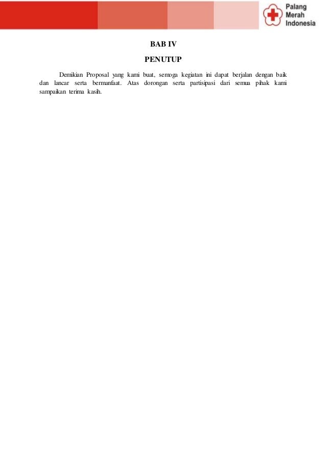 Proposal donor darah