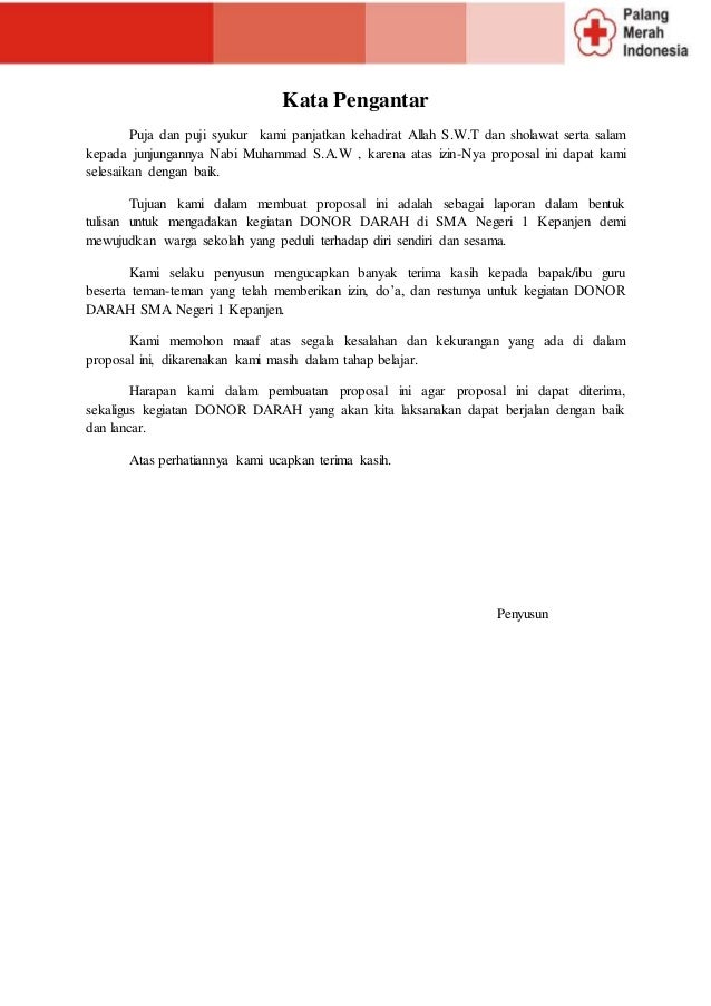 Proposal Donor Darah