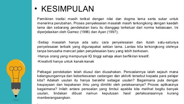 Pendekatan Dramatika Kreatif Menjana Pemikiran Lateral Dan Minat Muri