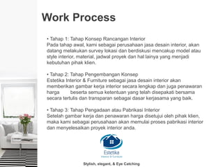 Proposal Estetika Interior & Furniture | PPT