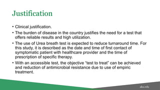 Justification Test Proposal final draft.oeesntartion for masters | PPTX