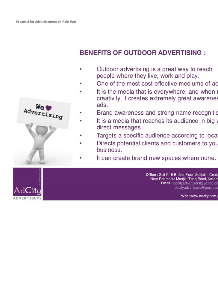 outdoor advertising proposal