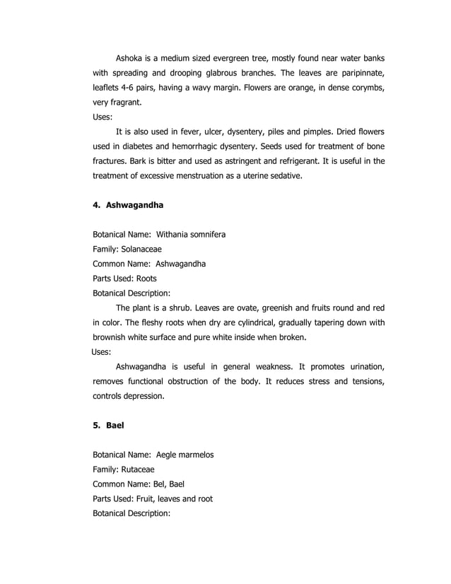 Herbal Garden proposal for Disha NGO