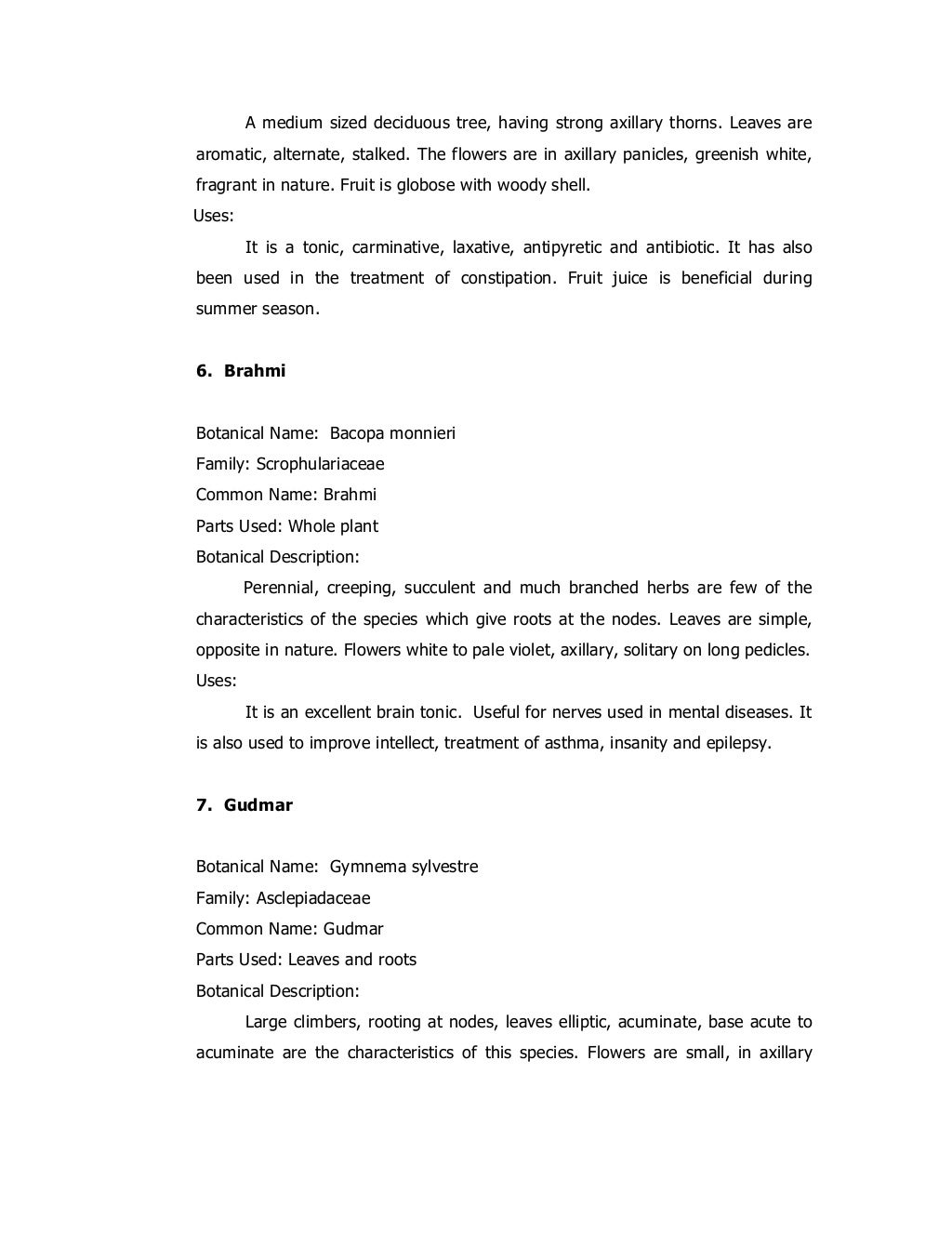 Herbal Garden proposal for Disha NGO