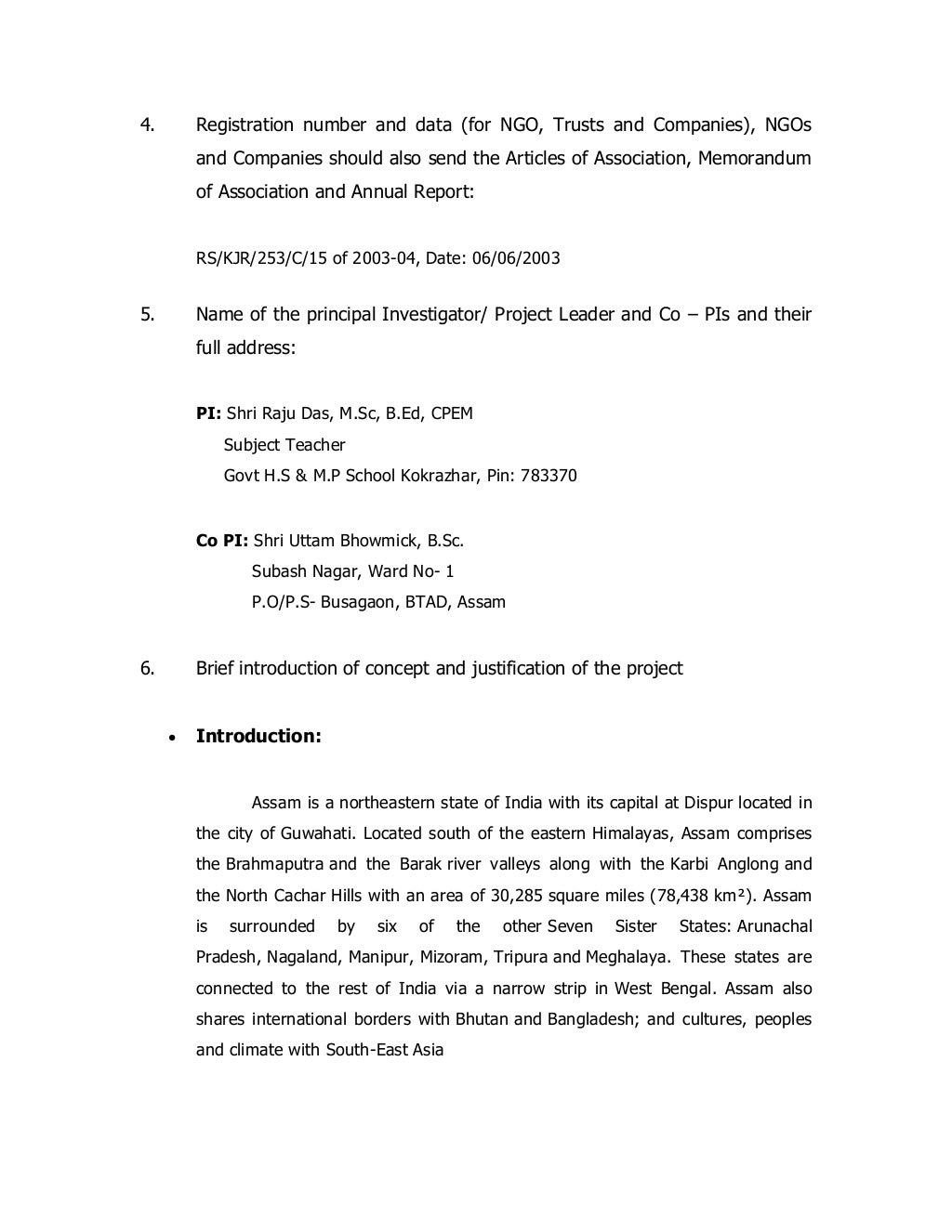 Herbal Garden proposal for Disha NGO