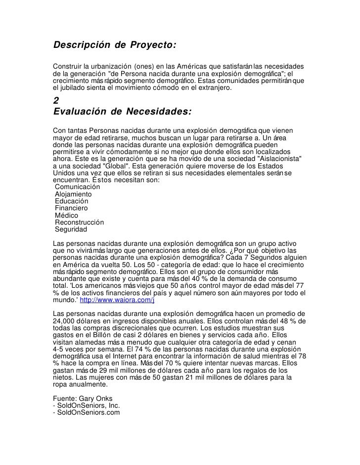 research proposal in spanish