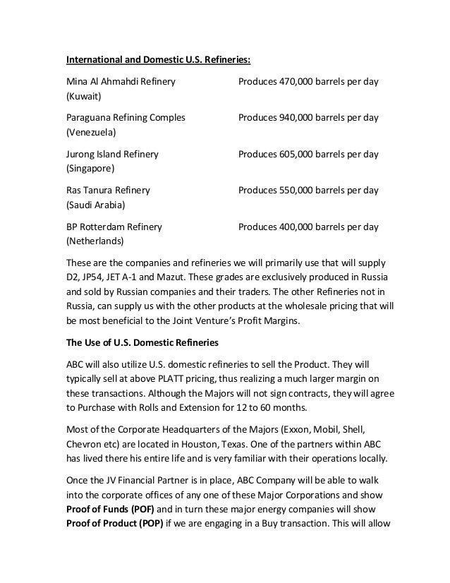 proposal for financial joint venture partner how to write a proposal to sell a product