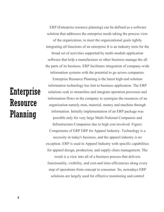 Proposal for garments erp updated | PDF