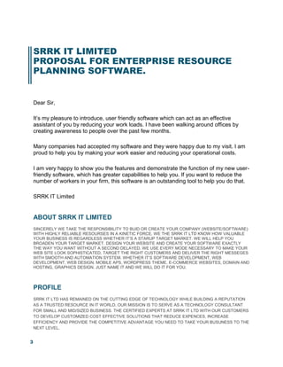 Proposal for garments erp updated | PDF