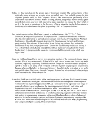 Proposal for PhD computer science | DOC