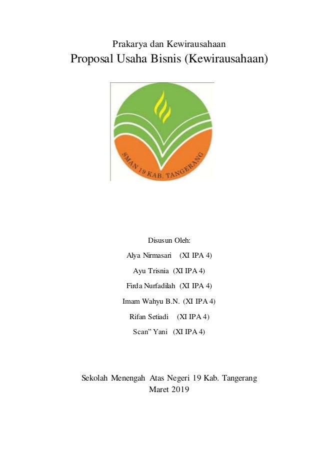 Proposal Gantungan Dan Asbak Kwu