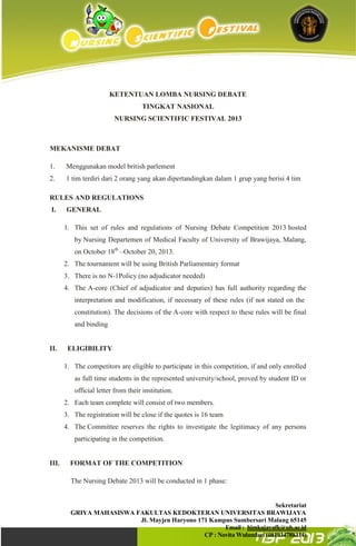Proposal institusi nsf 2013 universitas brawijaya | PDF
