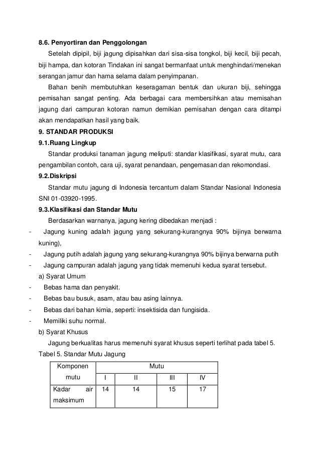 Contoh Proposal Jagung Manis - Police 11166