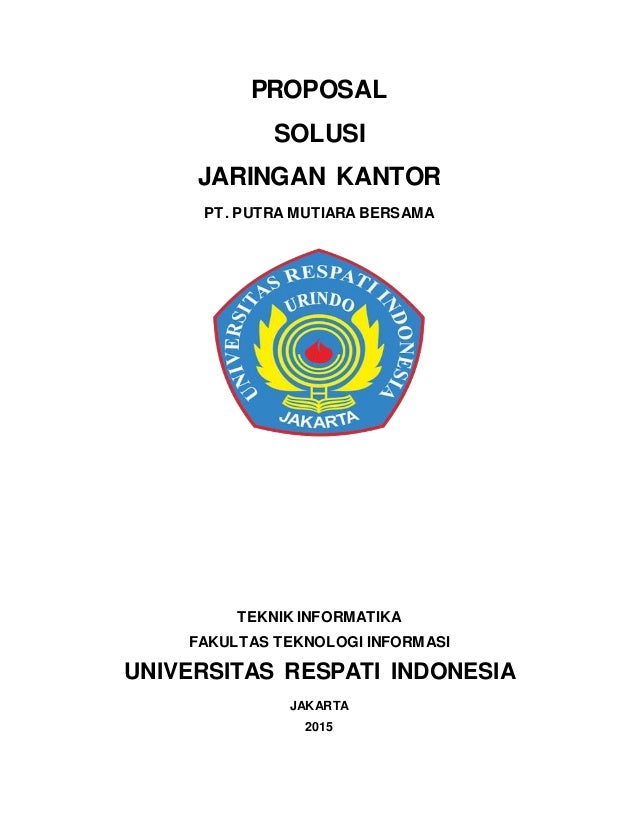 Contoh proposal skripsi teknik informatika jaringan