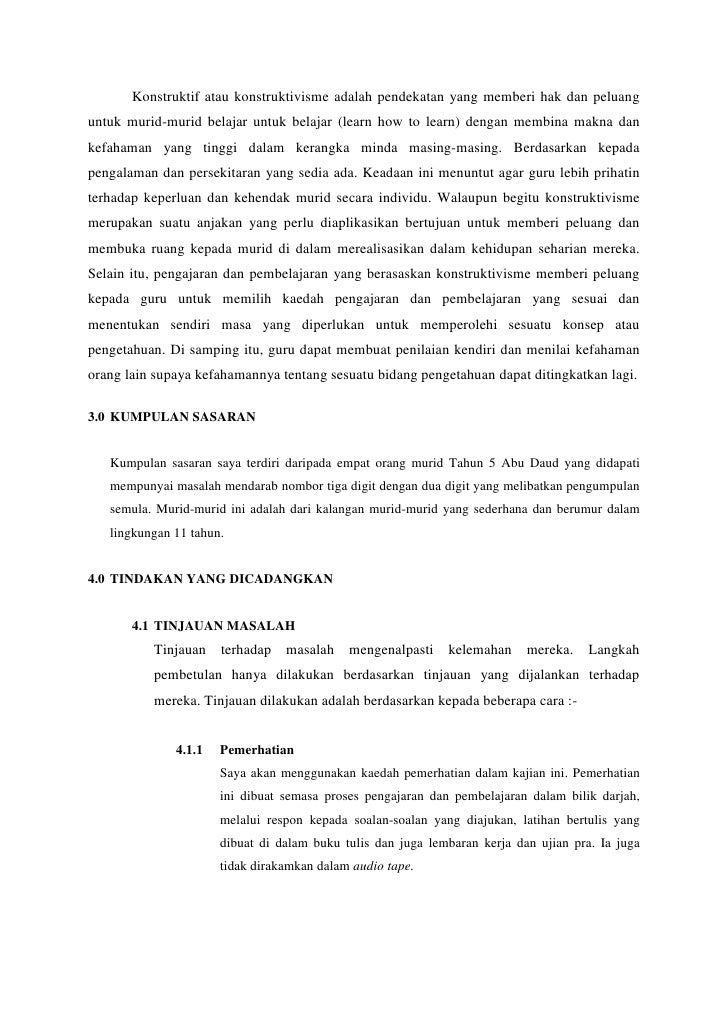 Hbef 2503 Proposal Kajian Tindakan