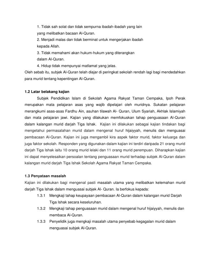 Proposal kajian tindakan