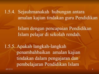 Proposal kajian tindakan pendidikan islam