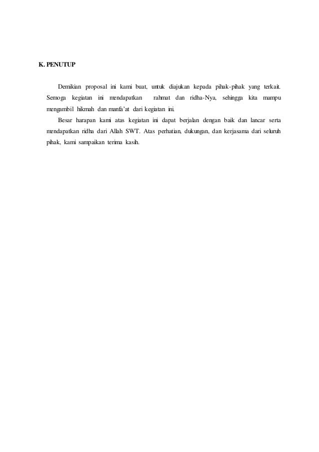 Proposal kegiatan